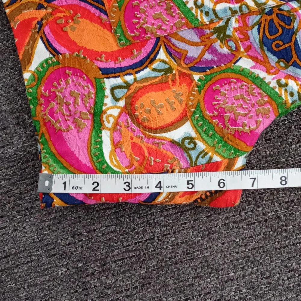 🧡Mr. Turk🧡 - Multicolor Paisley Print Jacquard Cotton Short - Picture 13 of 14